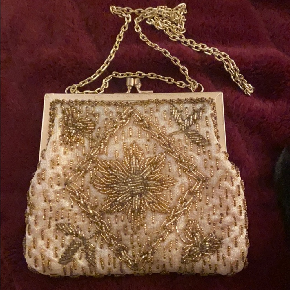 Gold dress bag - Picture 1 of 2